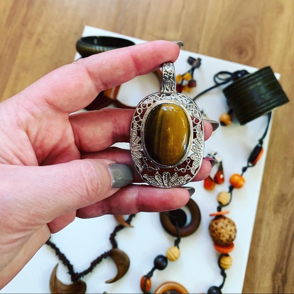 Lot of Vintage Boho Costume Fashion Statement Jewellery - Picture 2 of 11